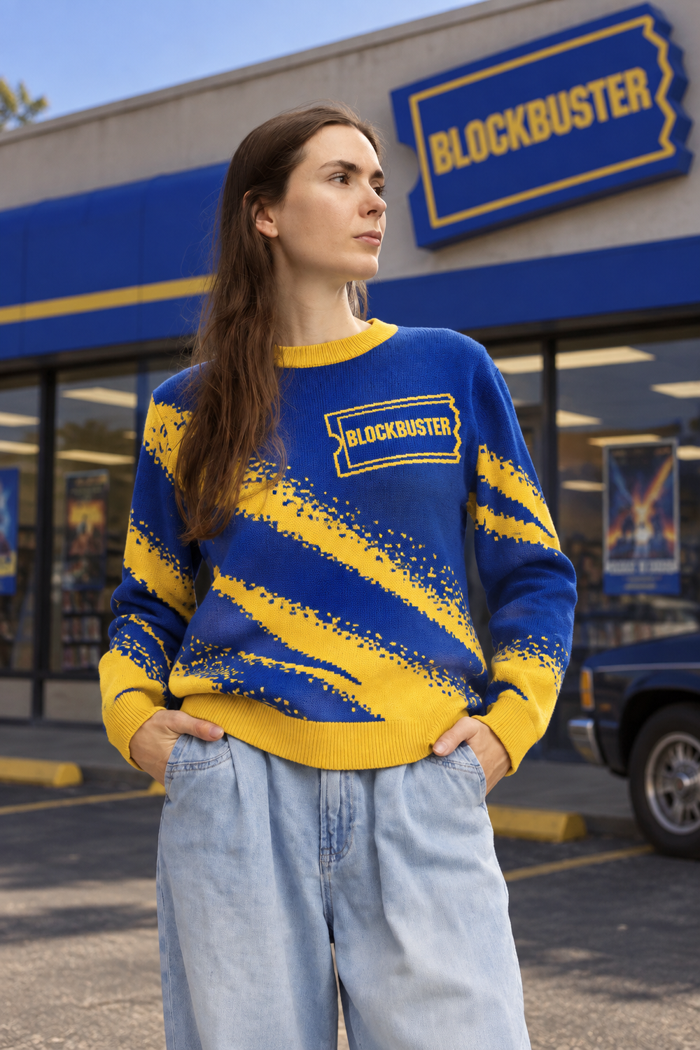 Blockbuster on Rupt Sweater